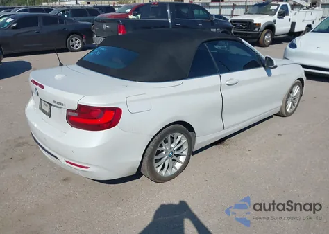 2016 BMW 228I из США, поврежденный, VIN WBA1K9C56GV322422